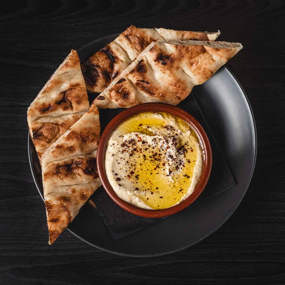 Starter: Hummus & Pitta (V) (VG) (GF)