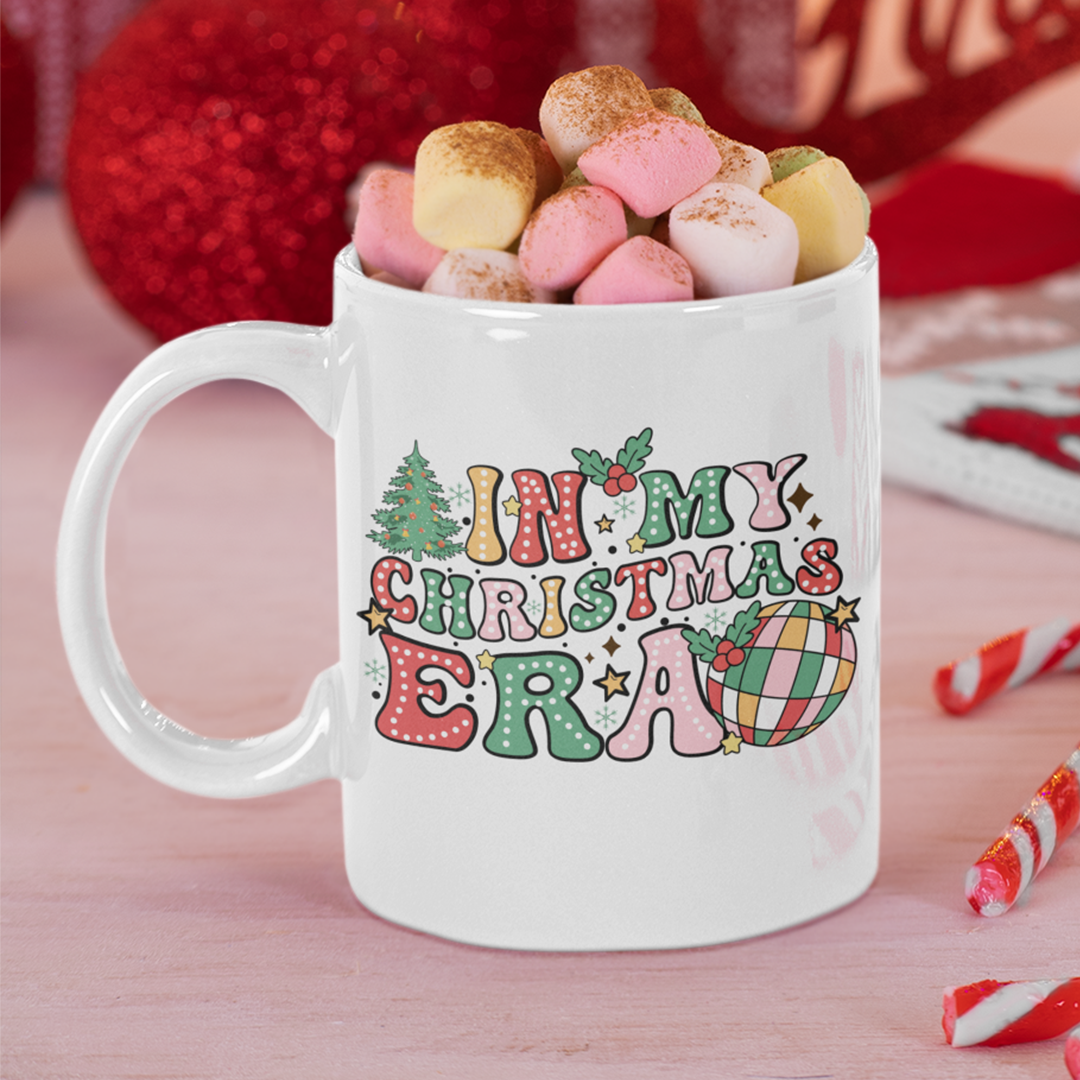 In My Christmas Era Graphic Printed Christmas Mug